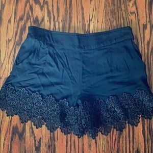 Francesca’s | Black Linen Shorts